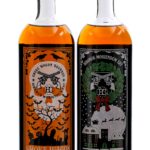 Smoke Wagon Straight Bourbon Holiday Themed Group (2 Bottles)