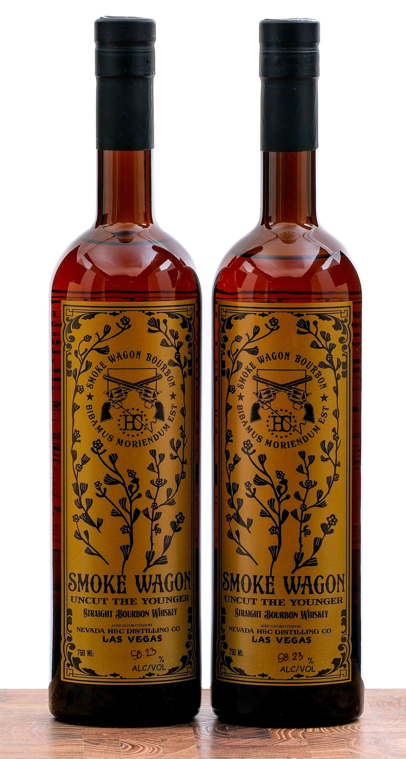 Smoke Wagon "Uncut the Younger" Straight Bourbon Group (2 Bottles)