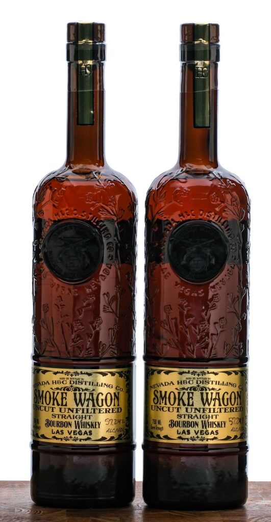 Smoke Wagon Uncut Unfiltered Bourbon 2022 (2 Bottles)
