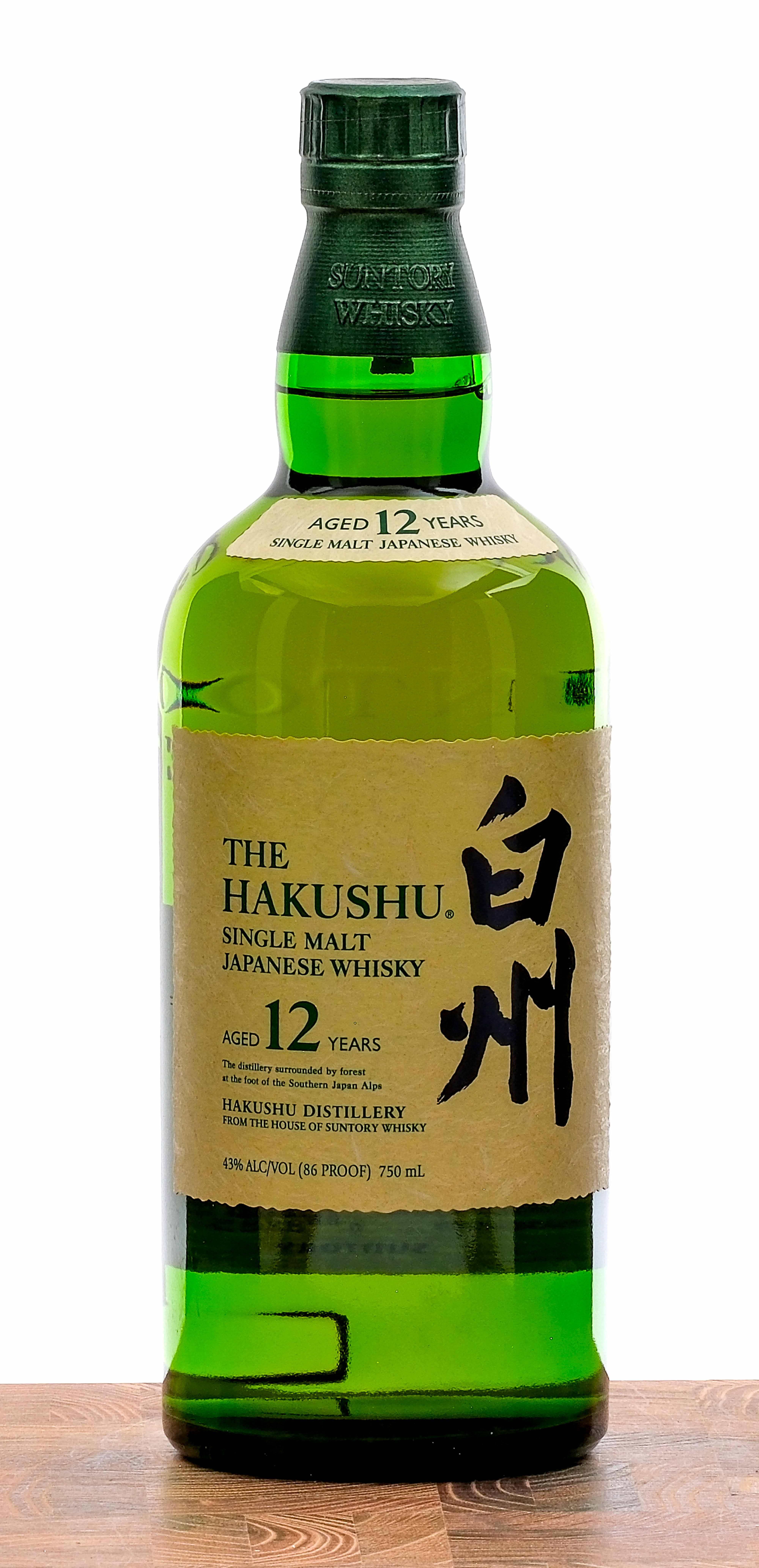 Suntory "The Hakushu" 12 Year Single Malt Japanese Whiskey