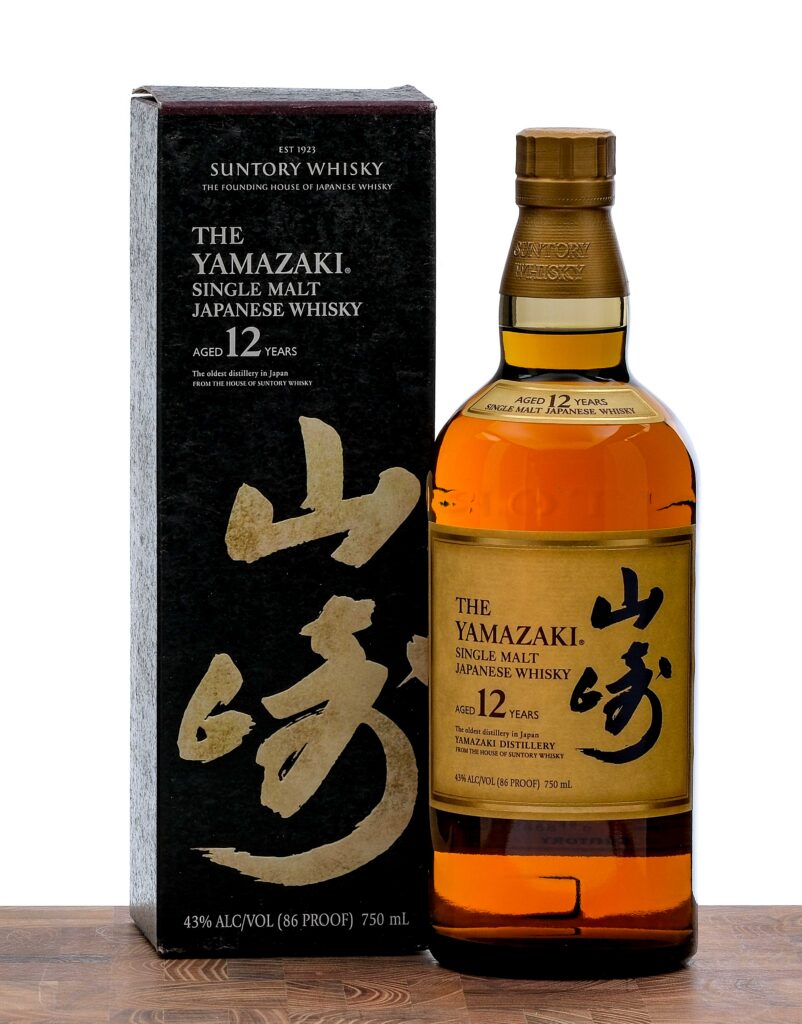 Suntory "The Yamazaki" 12 Year Single Malt Japanese Whiskey