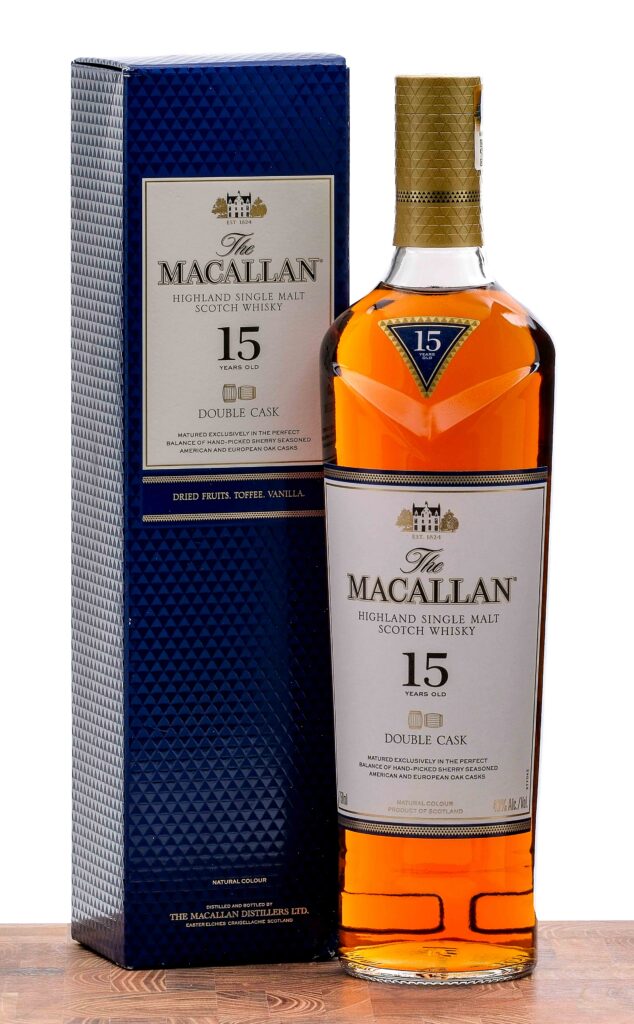 The 15 Year Old Macallan Double Cask Highland Single Malt Scotch