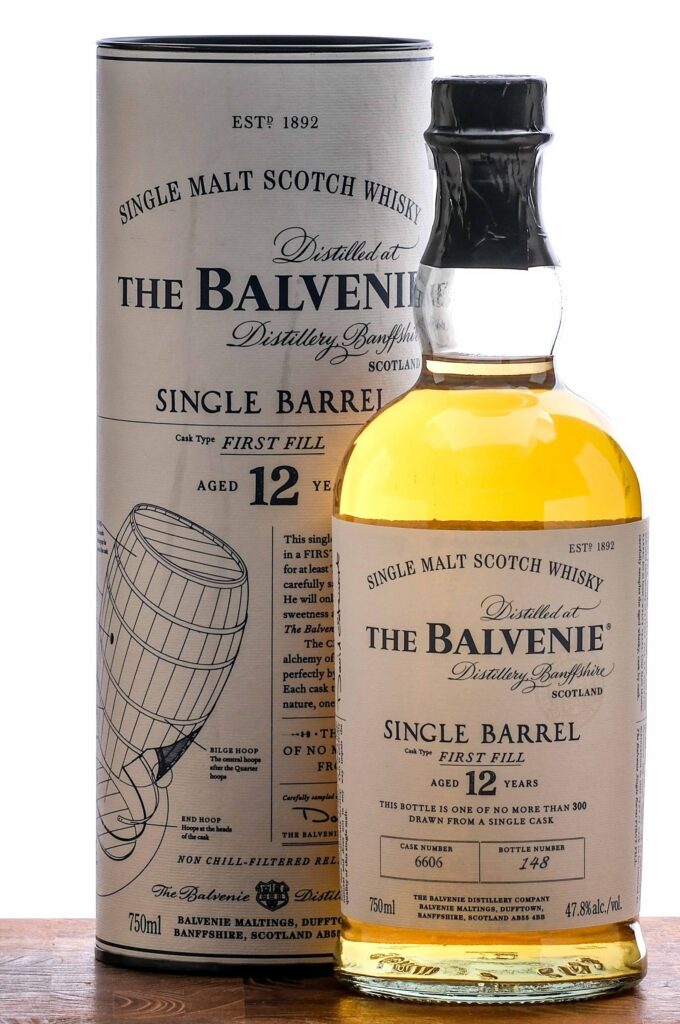 The Balvenie Single Barrel 12 Year Scotch