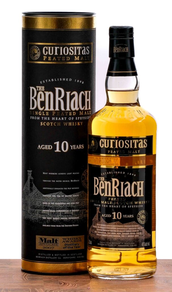 The Benriach "Curiositas" 10 Year Single Peated Malt Scotch 2013