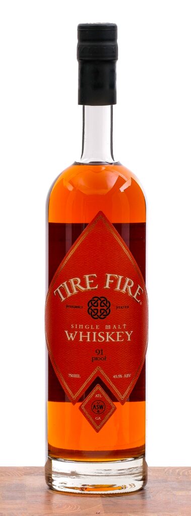 Tire Fire Single Malt Whiskey