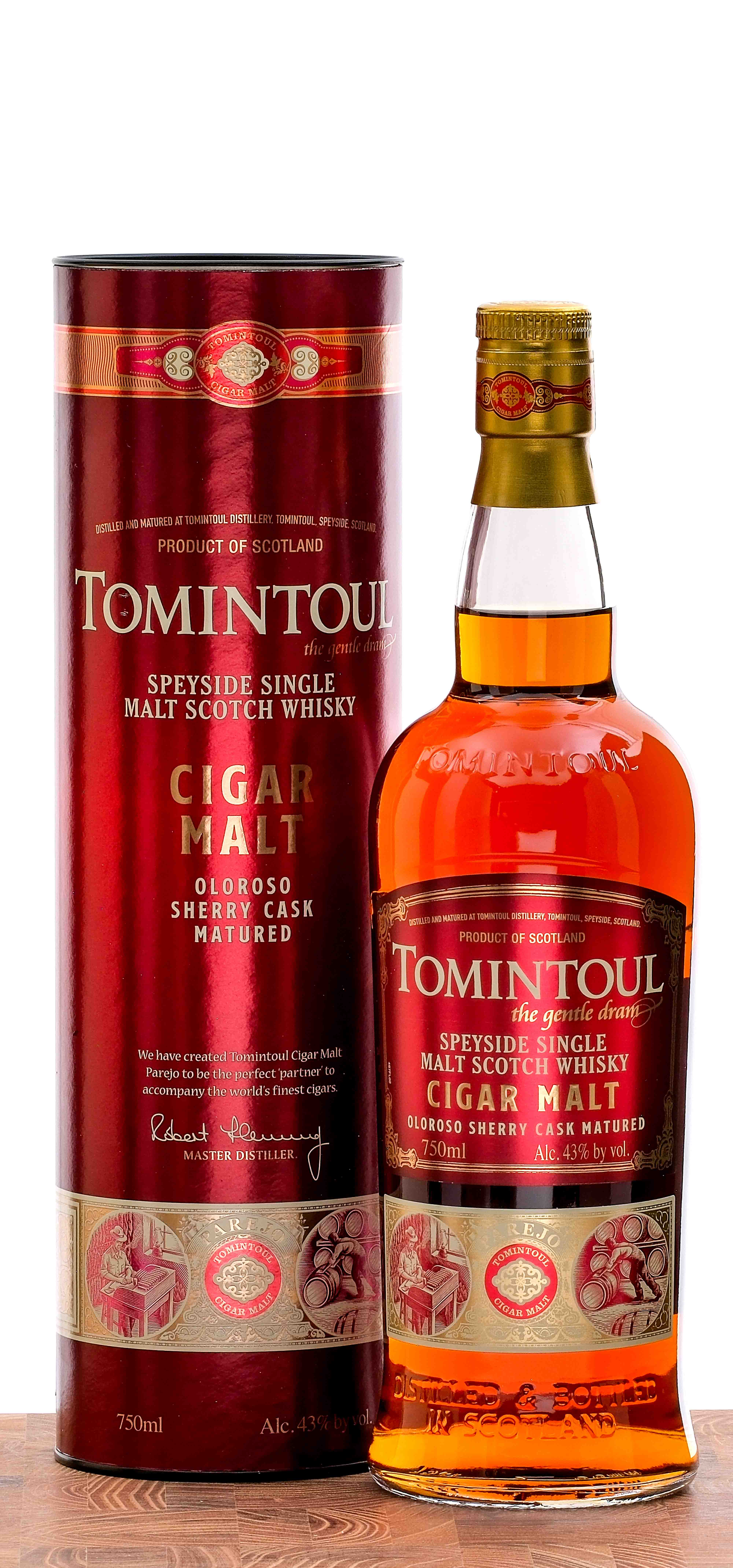 Tomintoul Cigar Malt Parejo Speyside Single Malt Scotch