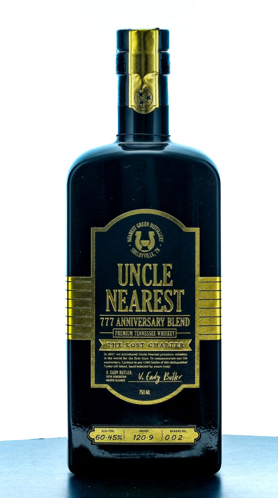 Uncle Nearest 777 Anniversary Blend The Lost Chapter Premium Tennessee Whiskey