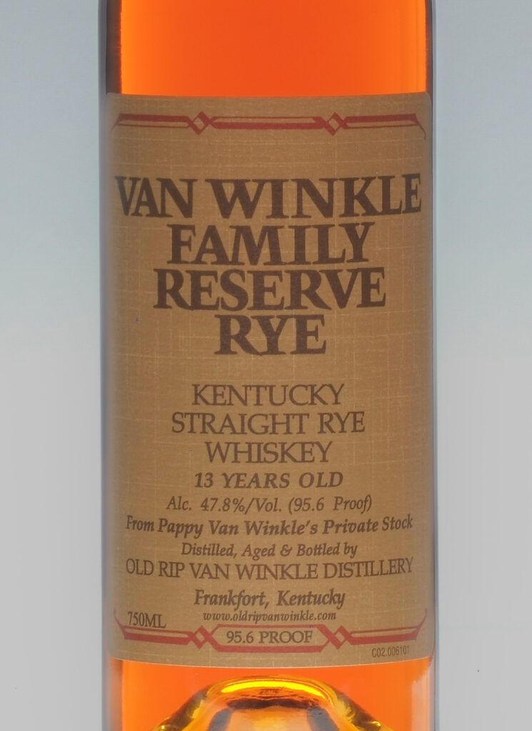 Van Winkle Family Reserve Rye 13 yr. 2023