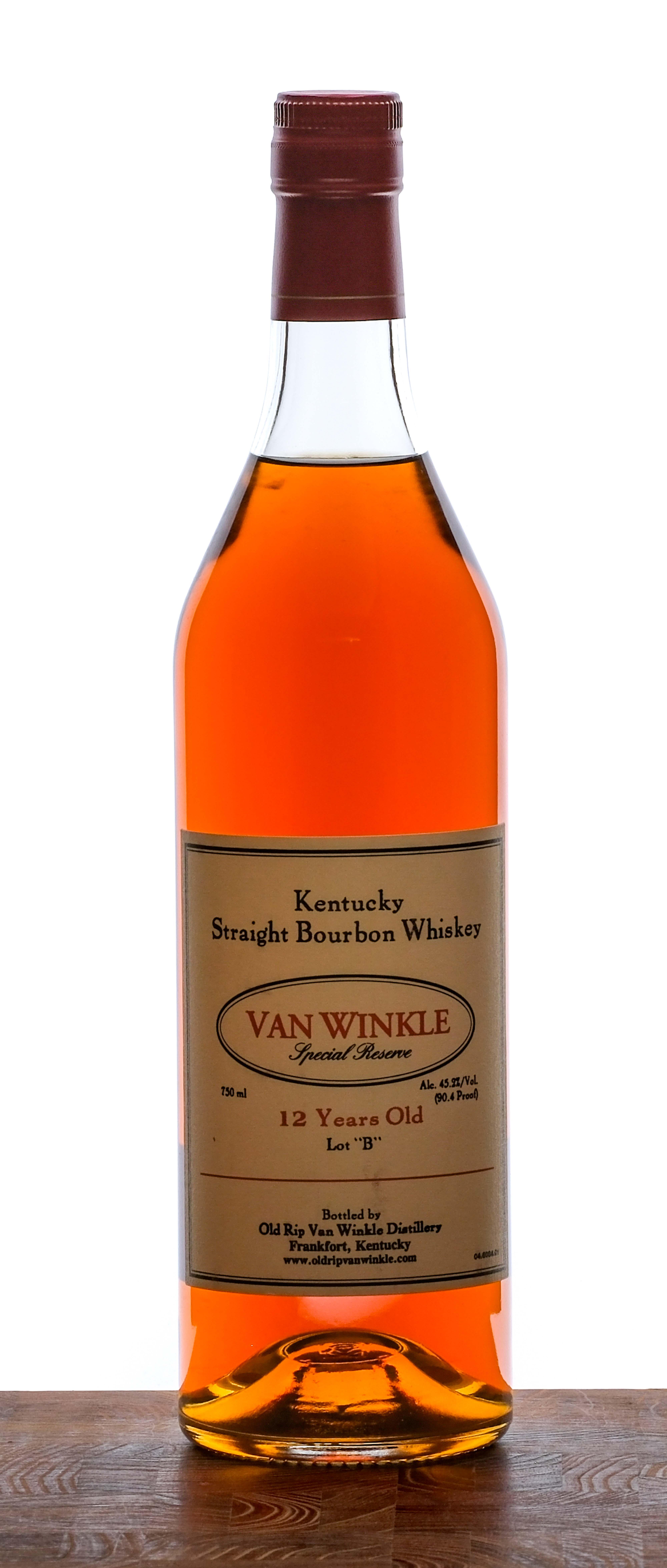 Van Winkle Special Reserve Bourbon 12 Years Old Lot "B"