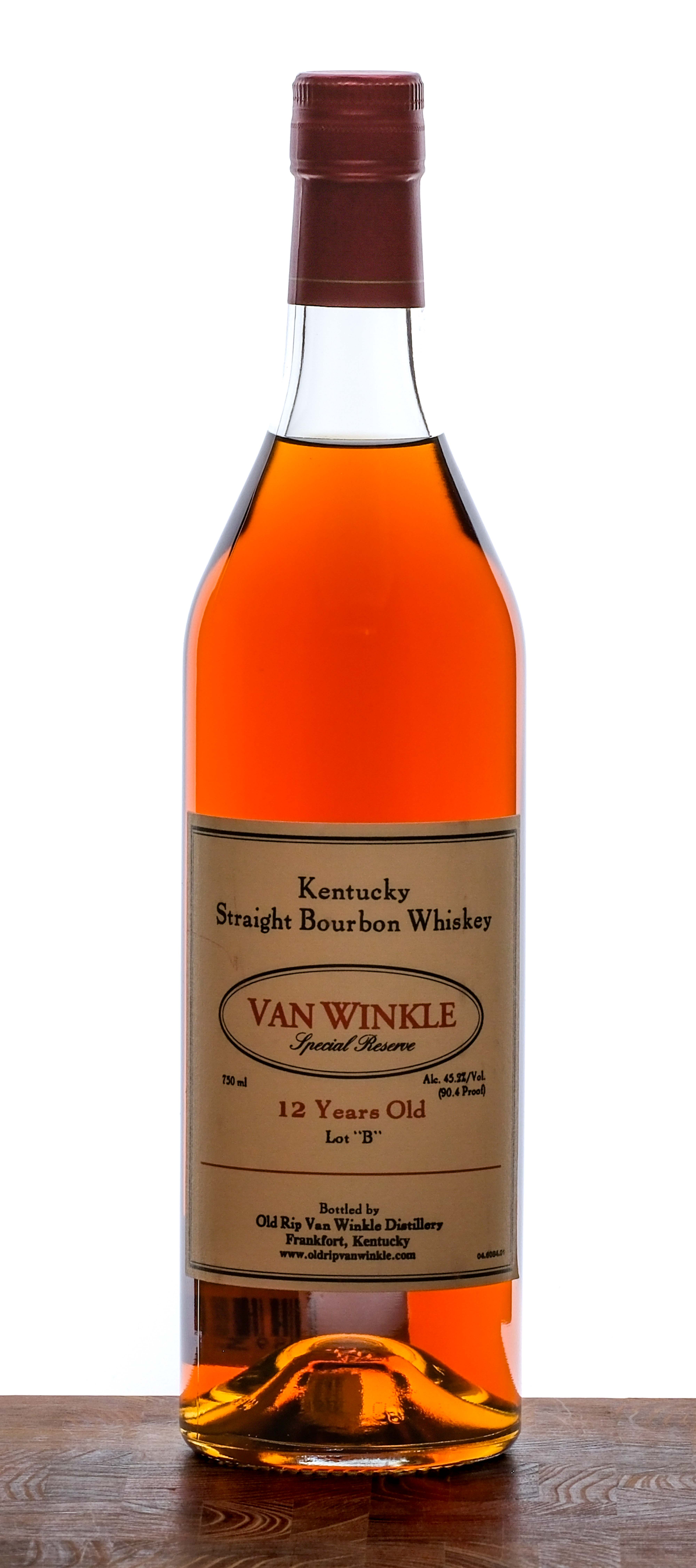 Van Winkle Special Reserve Bourbon 12 Years Old Lot "B"