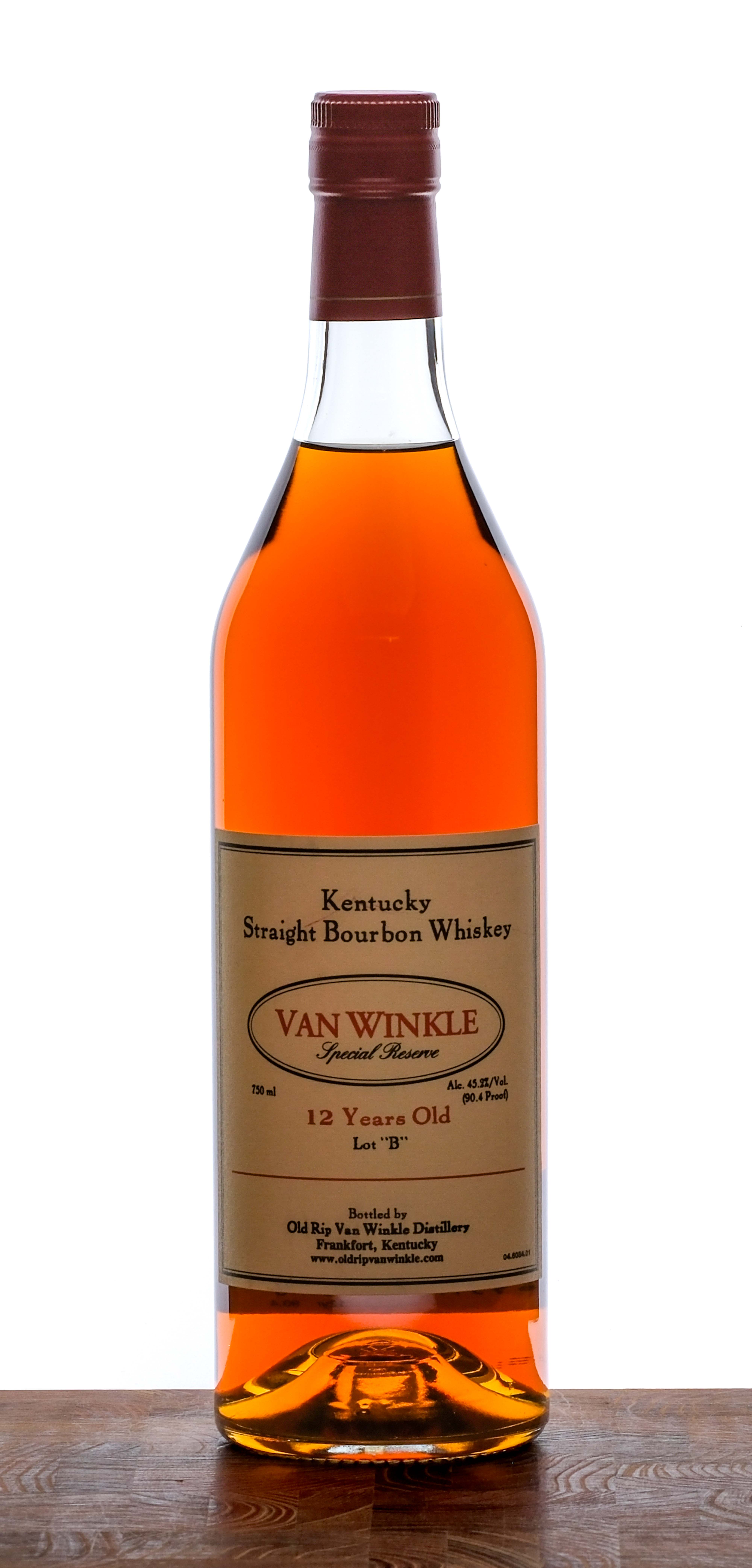 Van Winkle Special Reserve Bourbon 12 Years Old Lot "B"