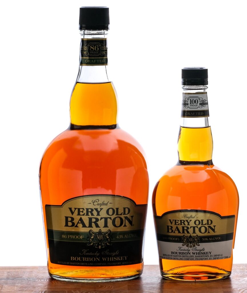 Very Old Barton Straight Bourbon Group (2 Bottles)