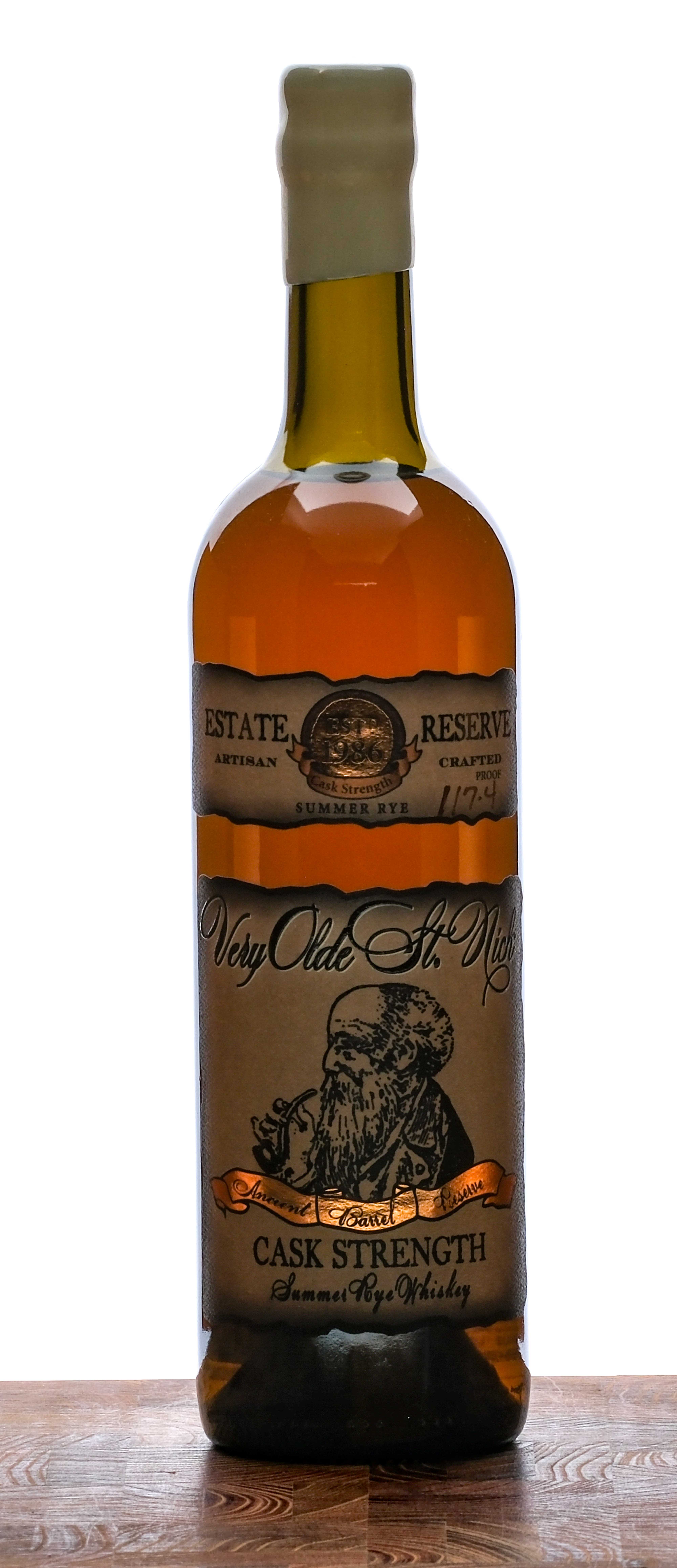 Very Olde St. Nick Estate Reserve Cask Strength Summer Rye