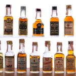 Vintage Bourbon, Liqueur, Blended Whiskey Nips, Mini Group (13 Bottles)