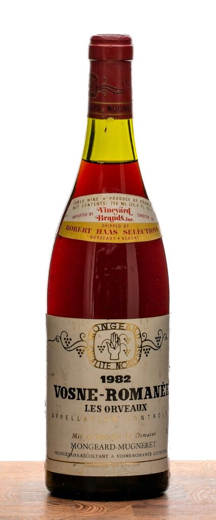 Vosne-Romanee (Les Orveaux) 1982