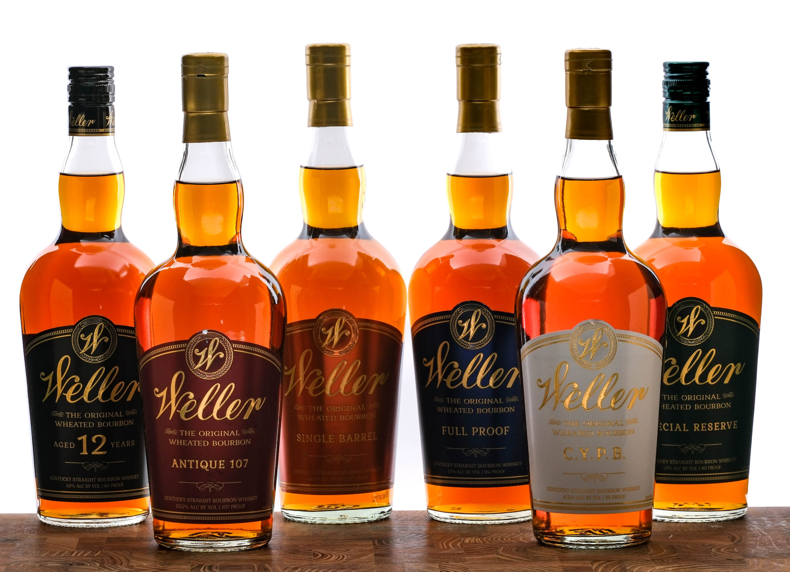 Weller Straight Bourbon Variety Pack (6 Bottles)