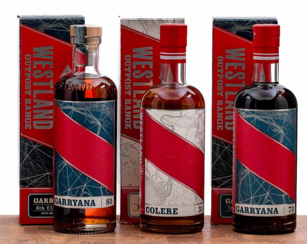 Westland "Outpost Range" American Single Malt Whiskey Group (3 Bottles)