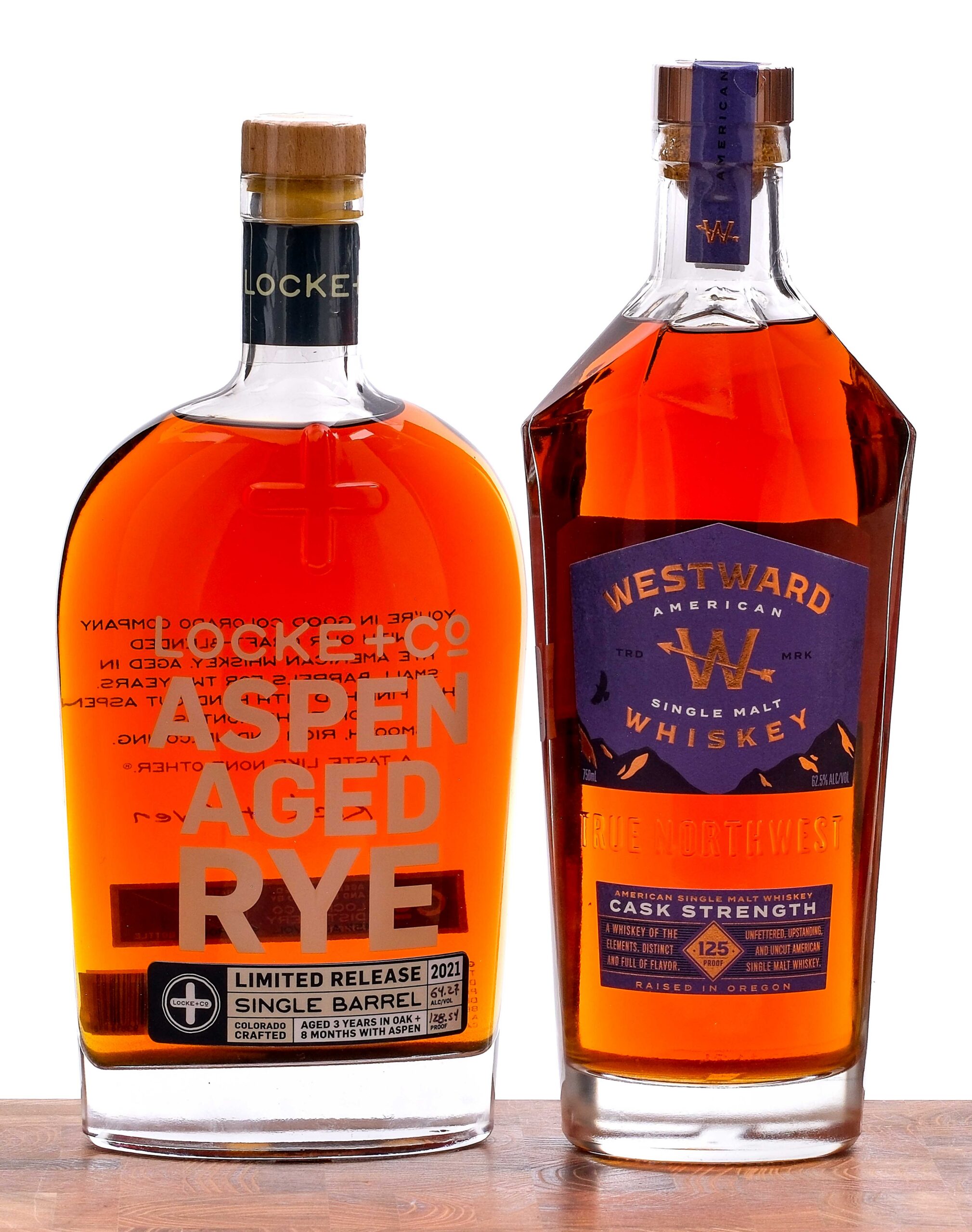 Westward Whiskey/Locke + Co. Whiskey and Rye Group (2 Bottles)