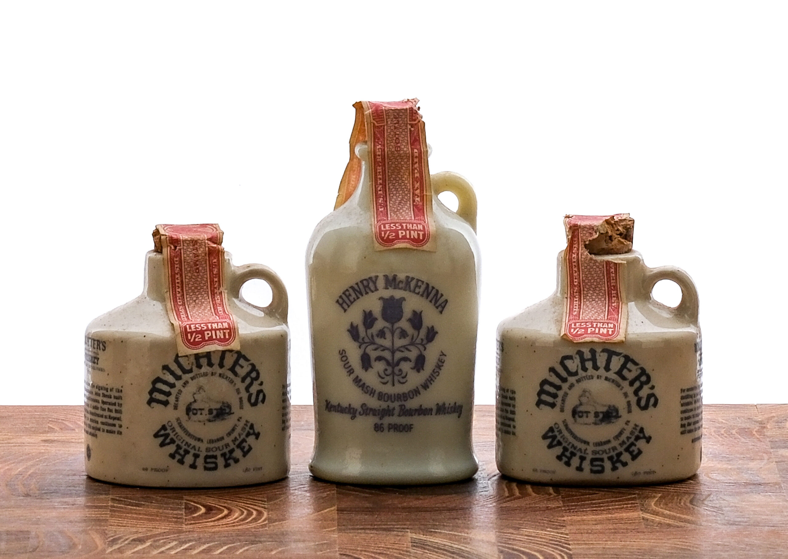 Whiskey Mini in Ceramic Jugs Group (3 Bottles)