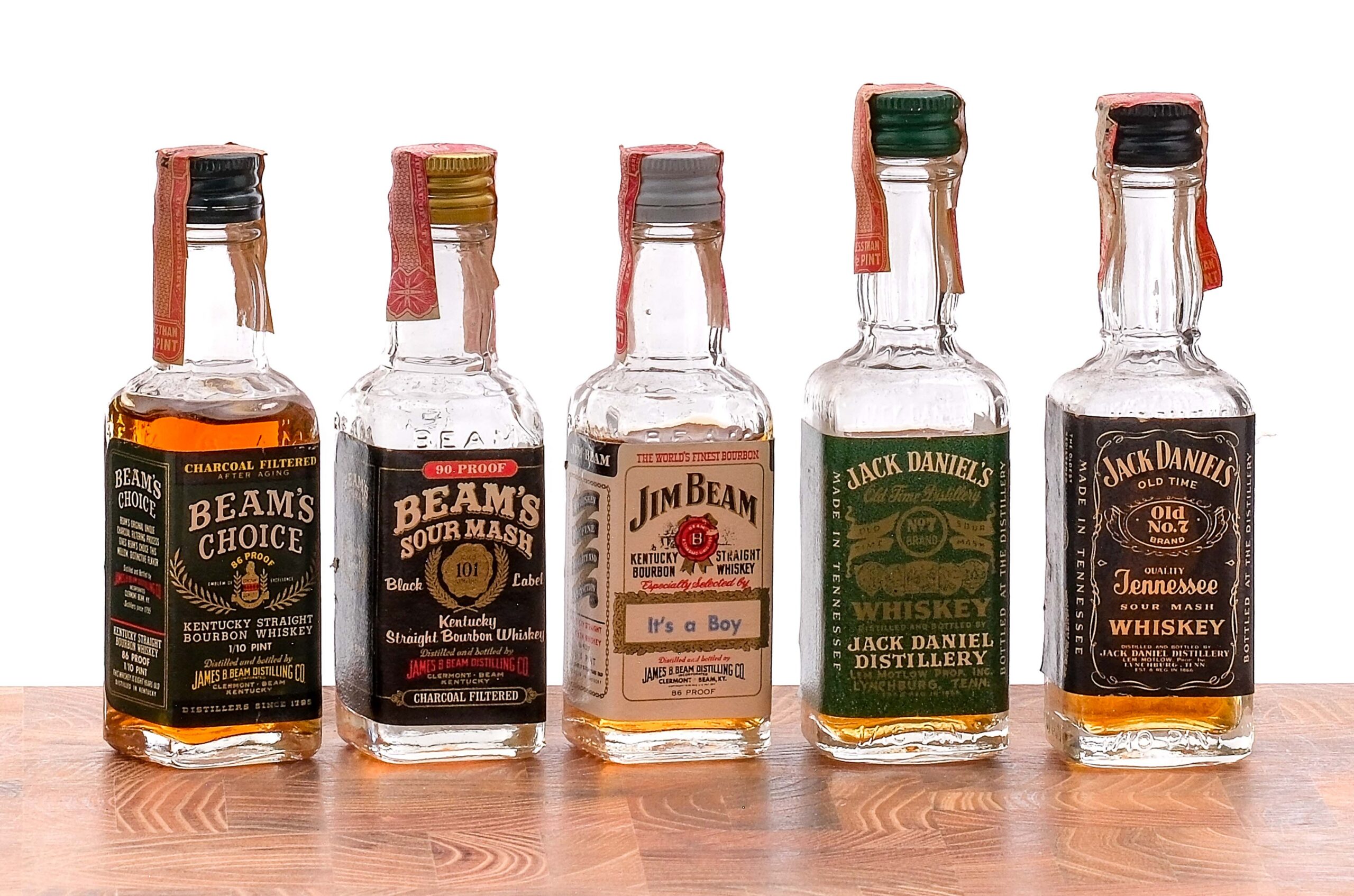 Whiskey Nippers, Mini Group (5 Bottles)