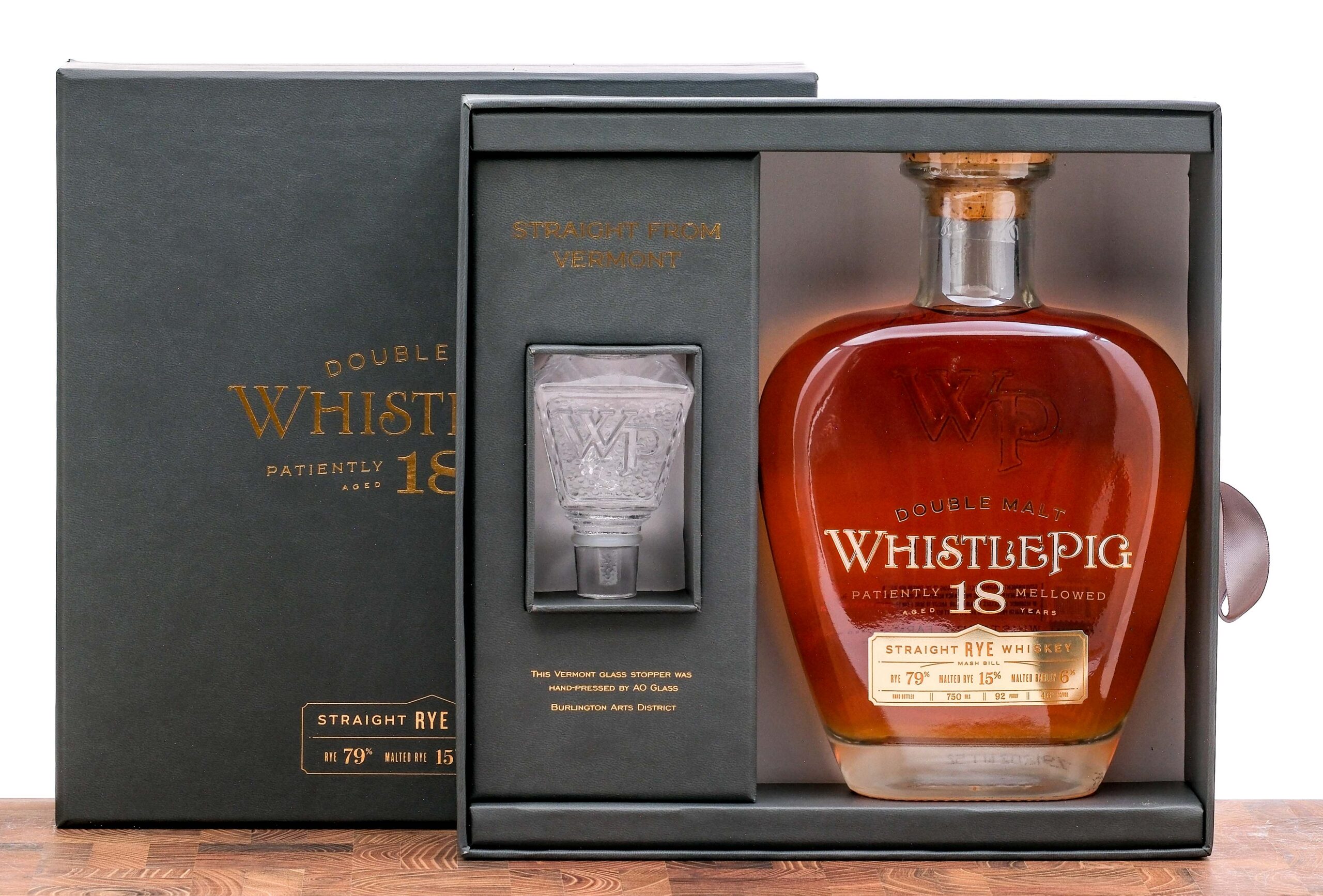 WhistlePig 18 Year Double Malt Straight Rye