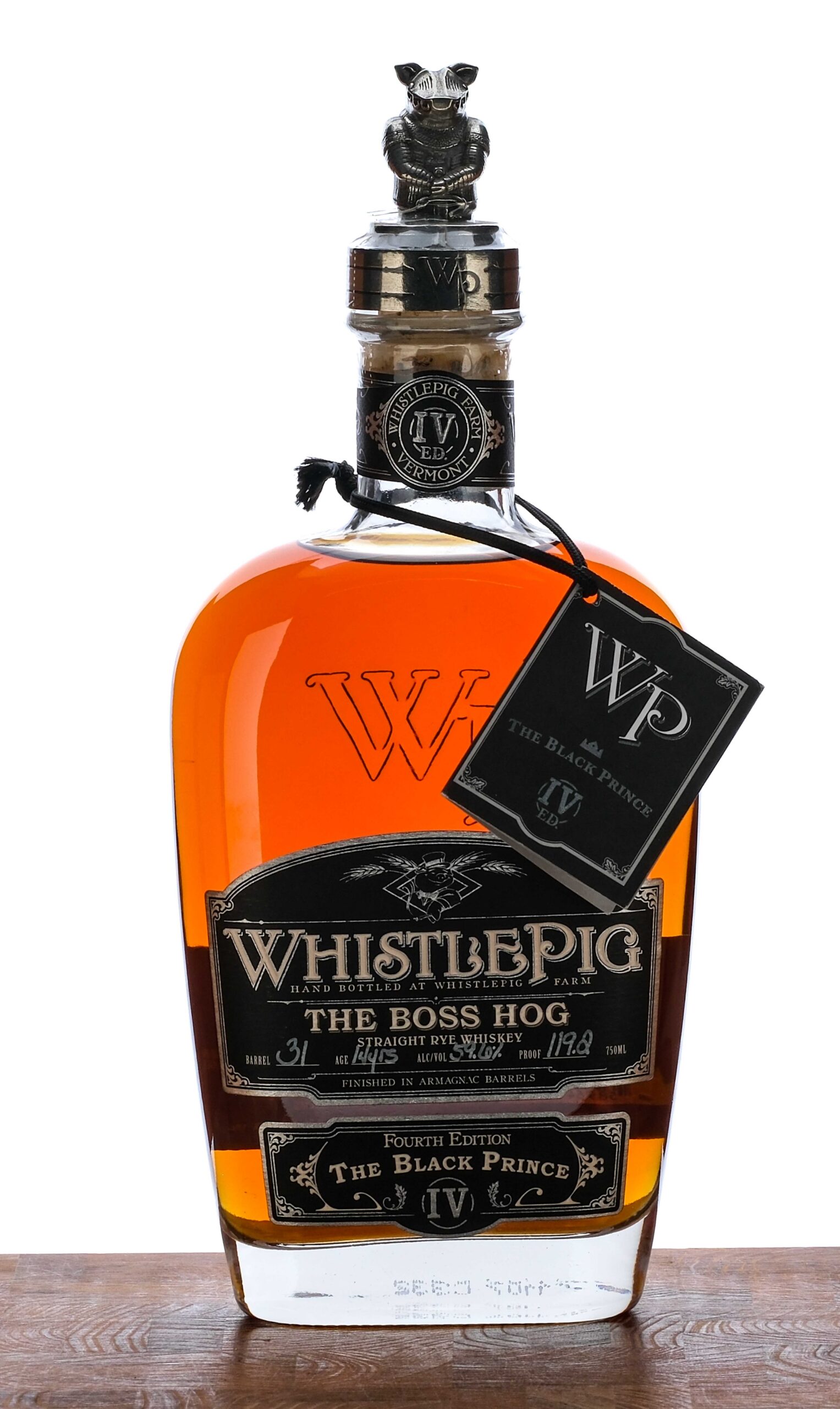 WhistlePig Boss Hog IV The Black Prince Straight Rye