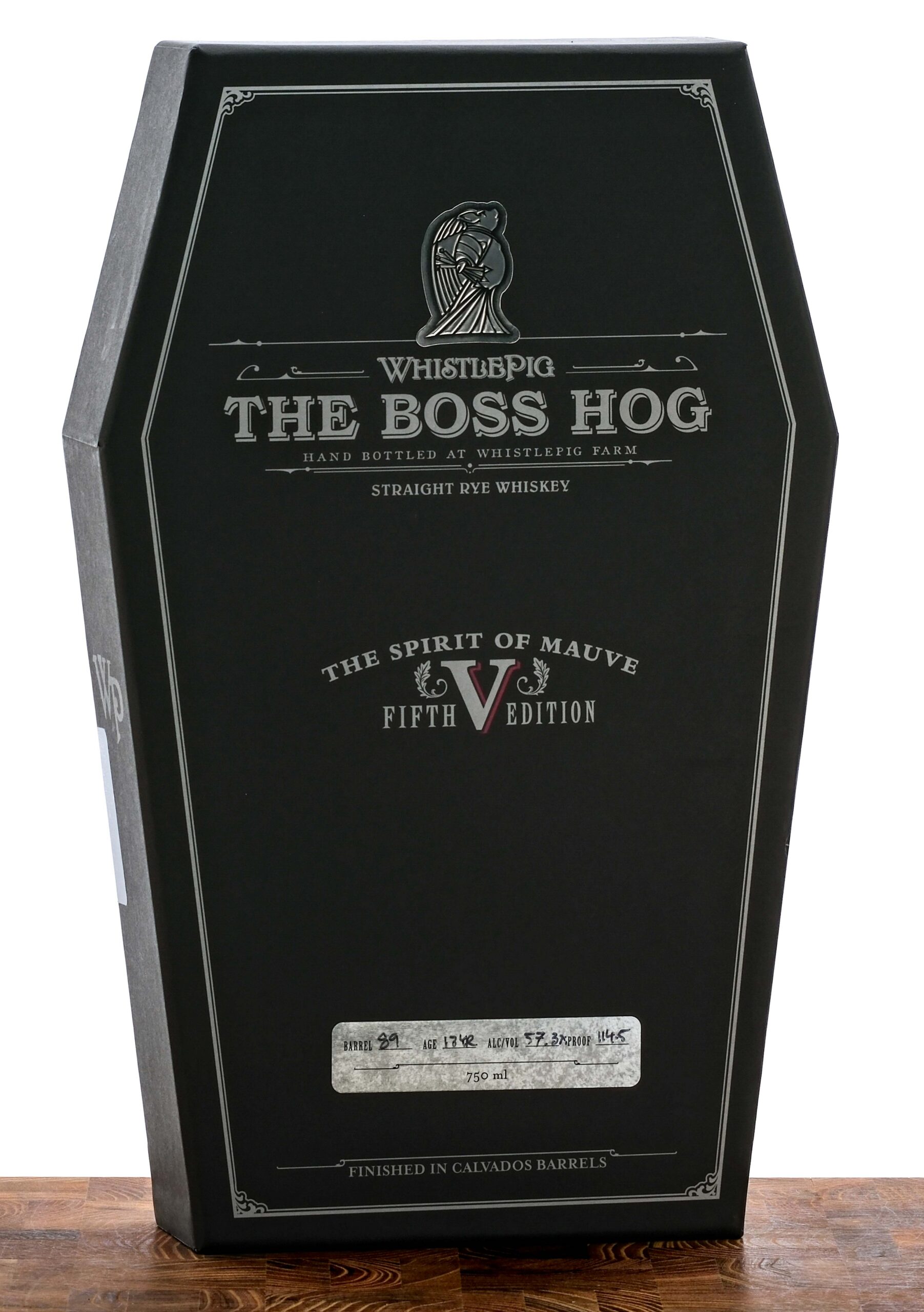 WhistlePig Boss Hog V Spirit of Mauve' 13 Year Straight Rye Whiskey 2018
