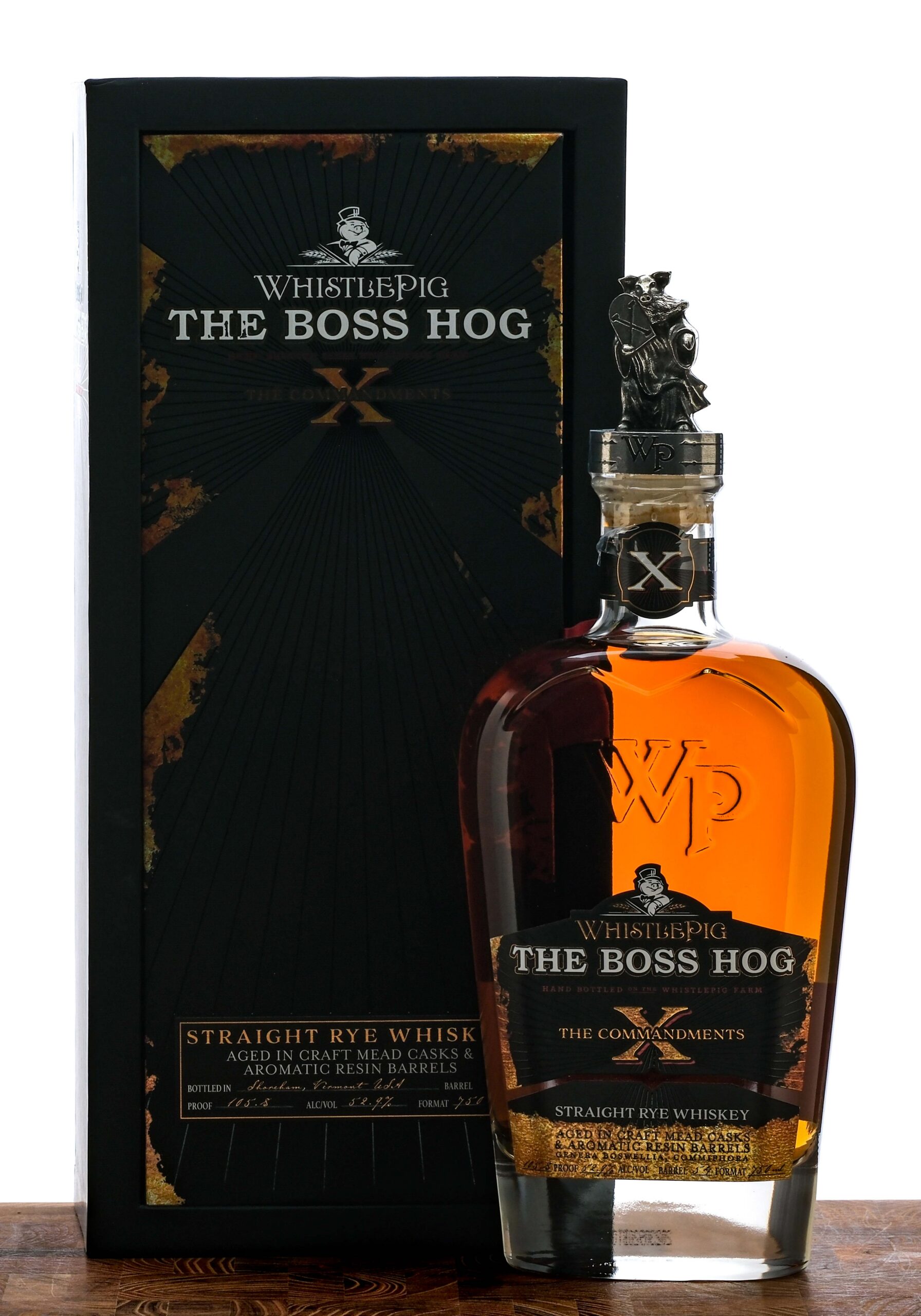 WhistlePig Boss Hog X The 10 Commandments Straight Rye Whiskey 2023