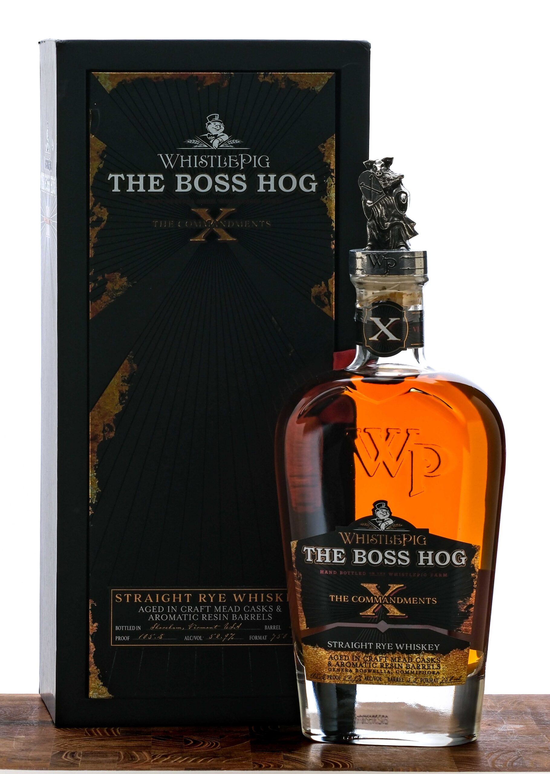 WhistlePig Boss Hog X The 10 Commandments Straight Rye Whiskey 2023