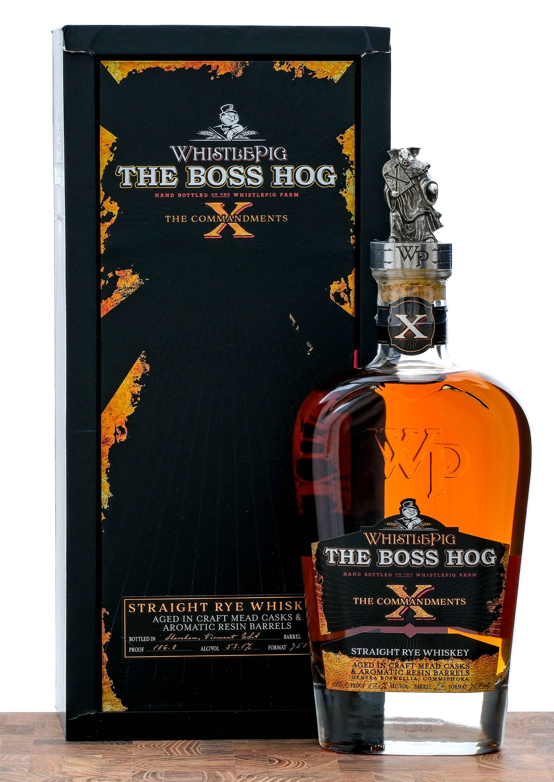 WhistlePig Boss Hog X "The Commandments" Canadian Straight Rye