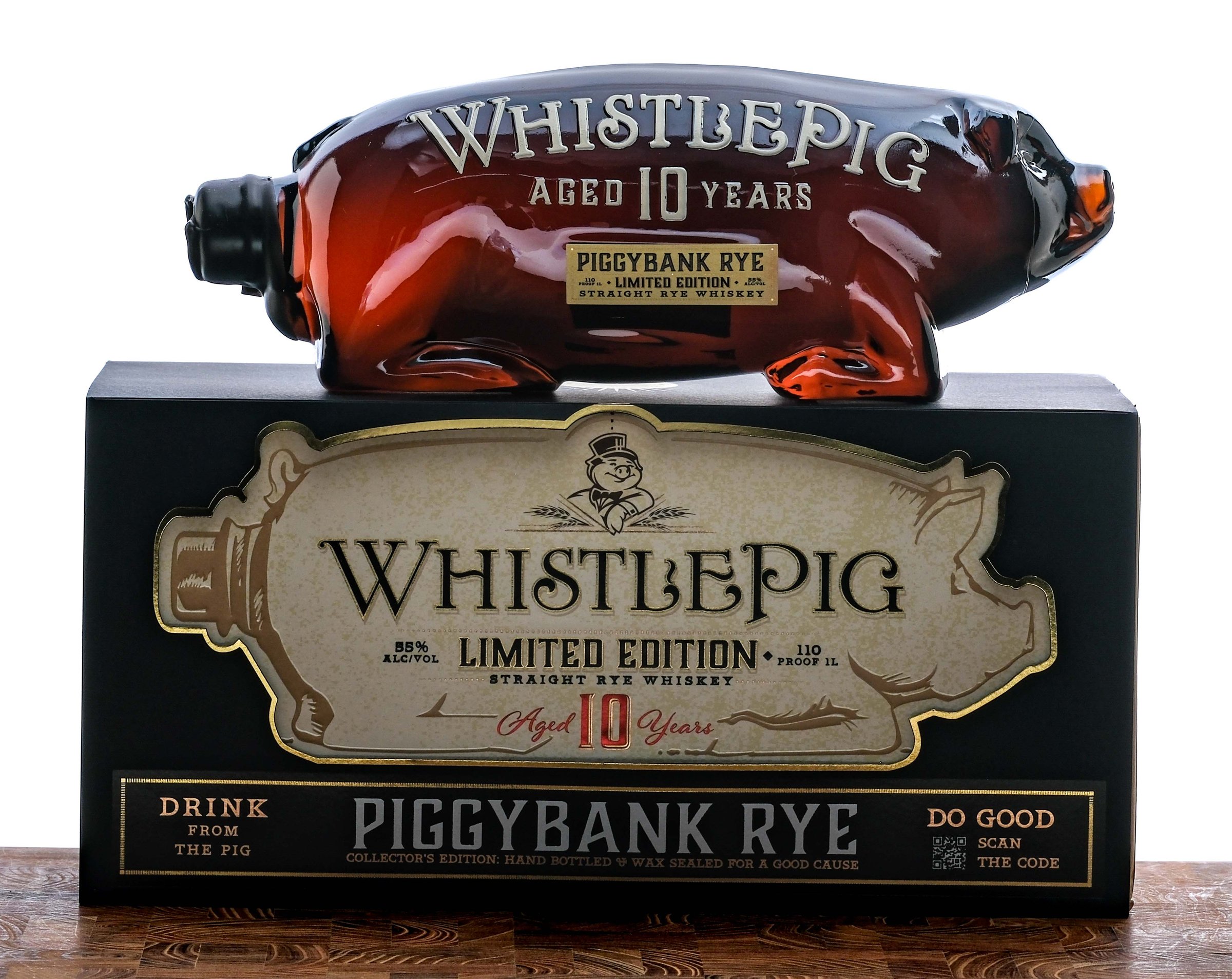 WhistlePig Limited Edition Piggybank 10 Year Straight Rye