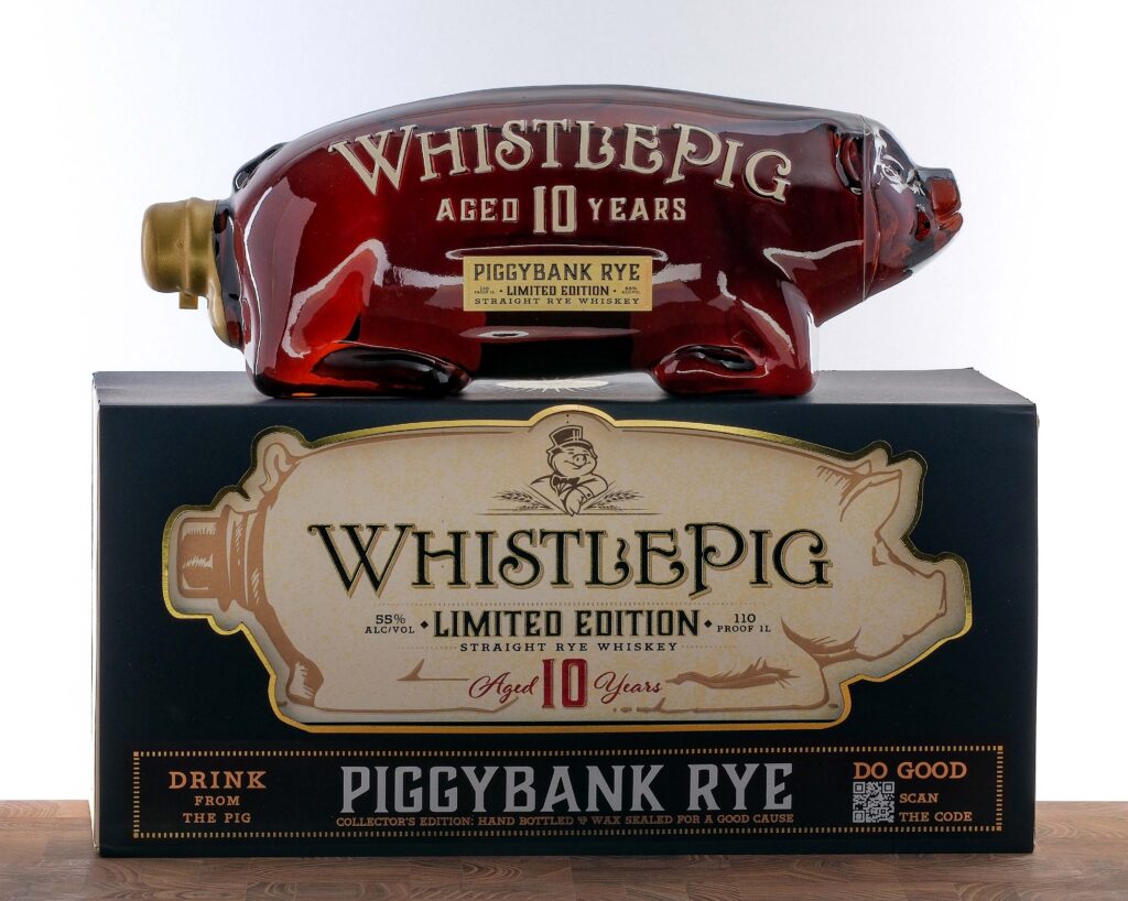 WhistlePig Limited Edition Piggybank 10 Yr  Straight Rye 2023