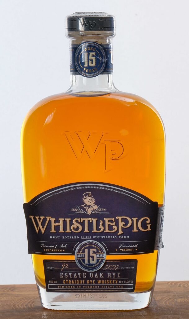 WhistlePig Straight Rye Whiskey Aged 15 Years