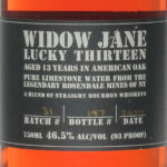 Widow Jane Lucky Thirteen Straight Bourbon 2023