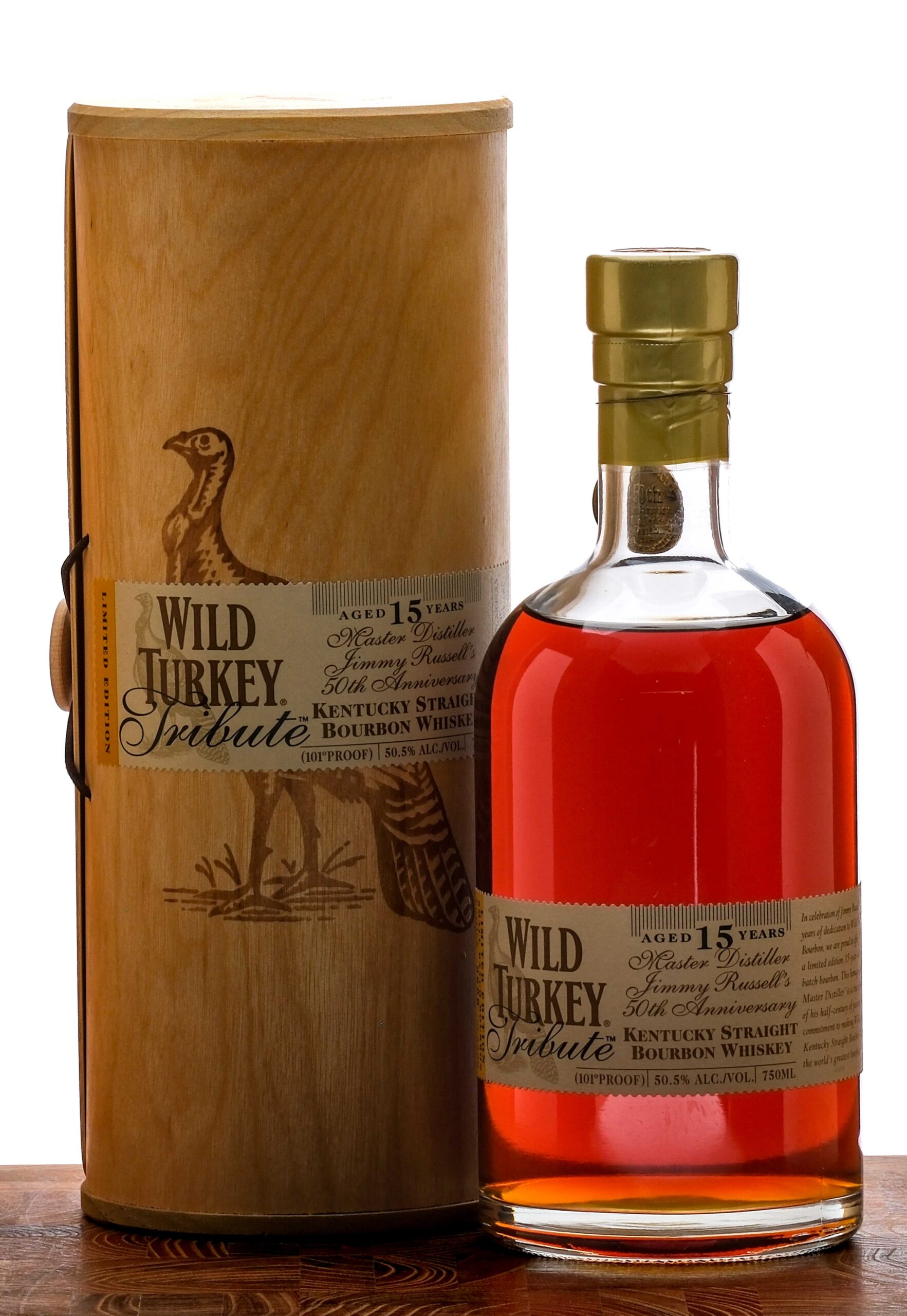 Wild Turkey 50th Anniversary Tribute Limited Edition 15 Year Straight Bourbon 2004