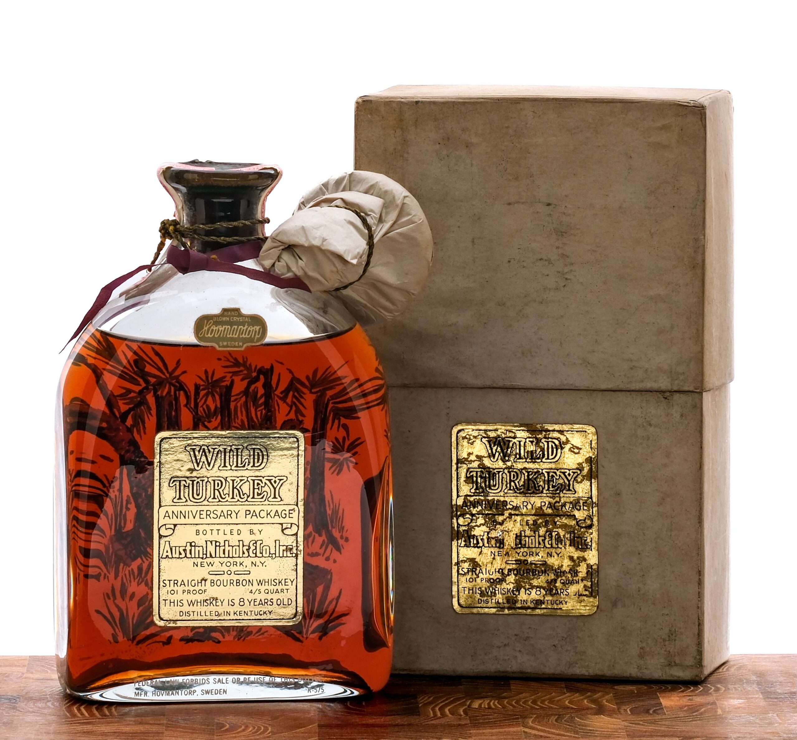 Wild Turkey Anniversary Package 8 Year Straight Bourbon 1955