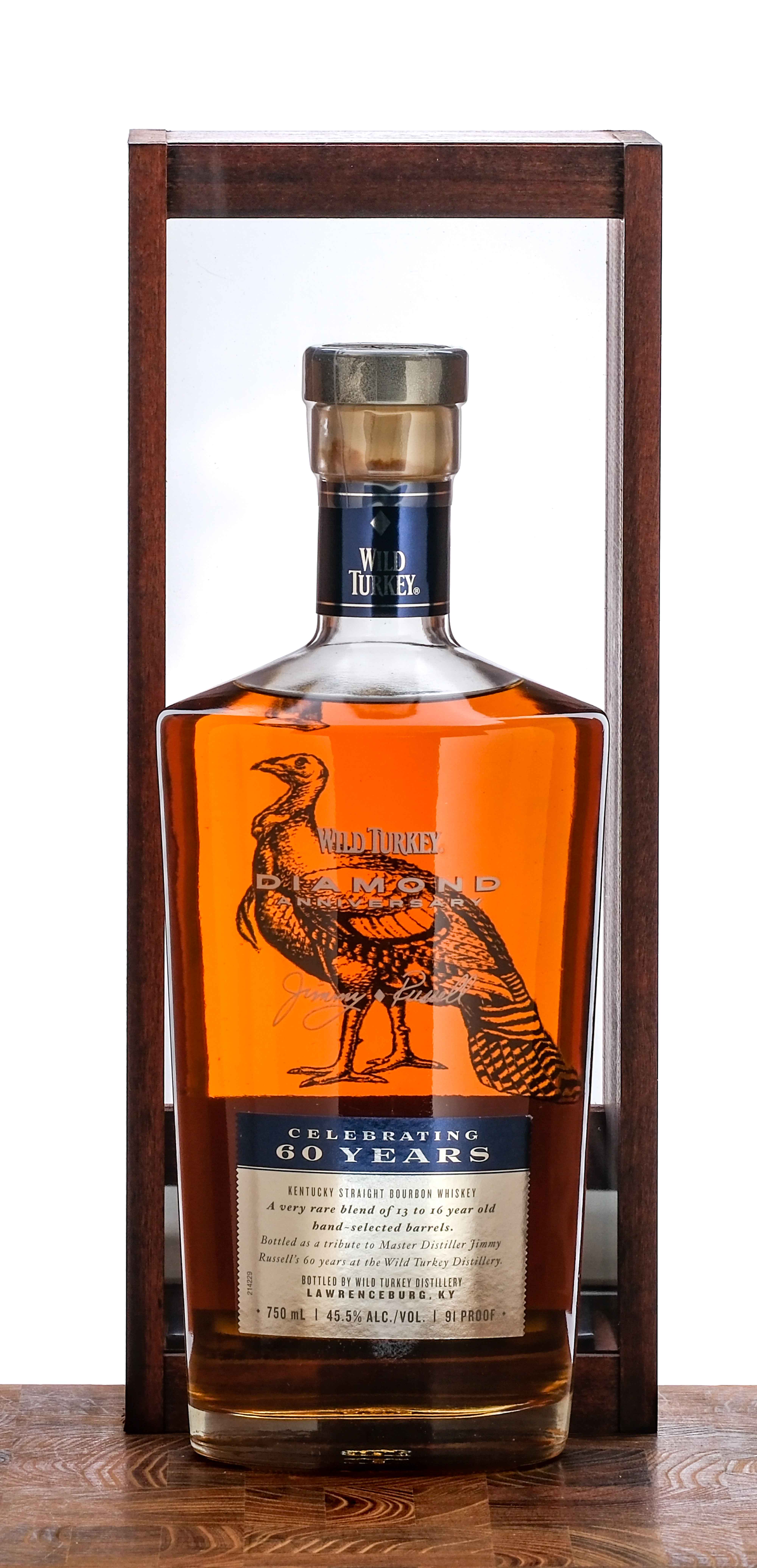 Wild Turkey 'Diamond Anniversary' Jimmy Russell Straight Bourbon Whiskey 2014