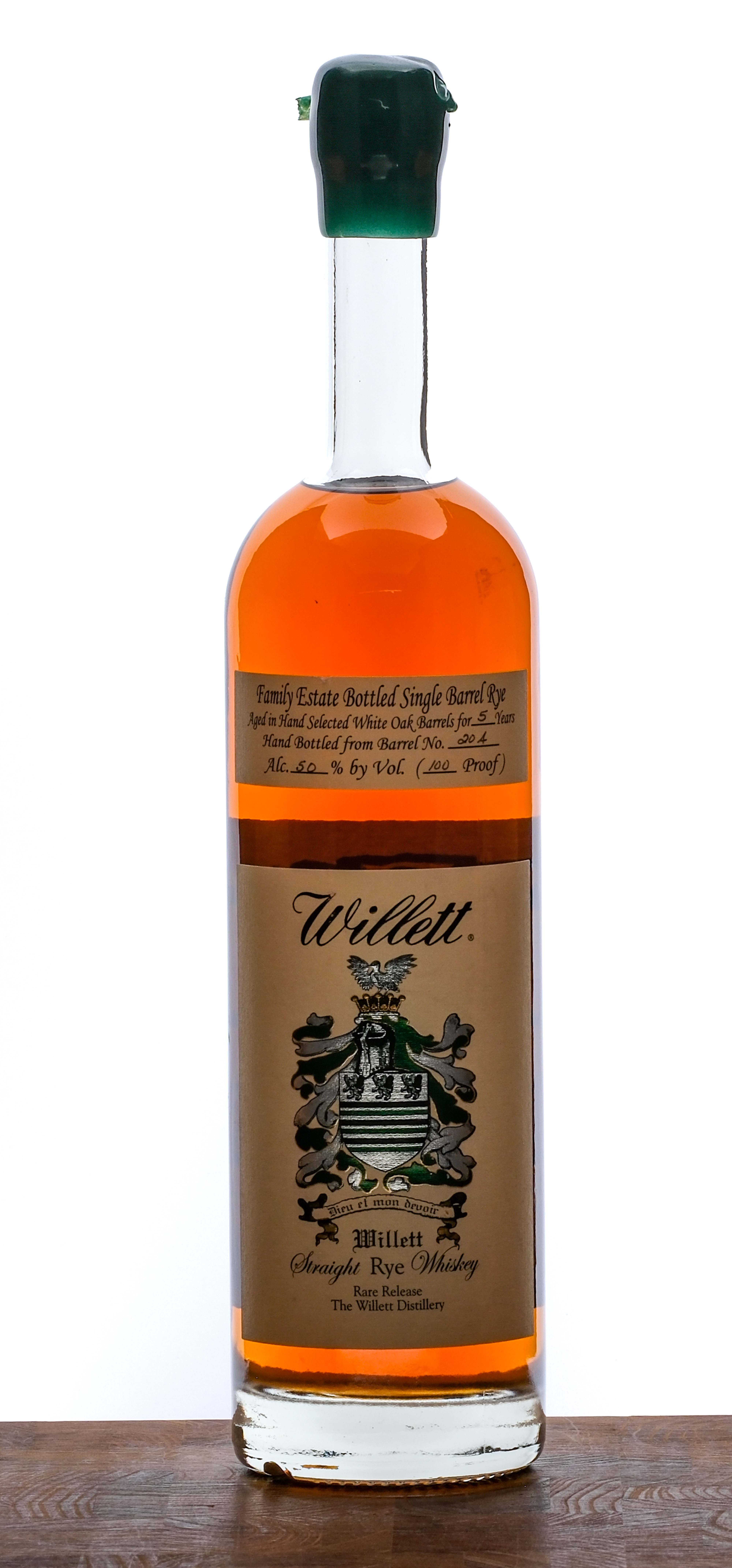 Willett 5 Year Rye Single Barrel
