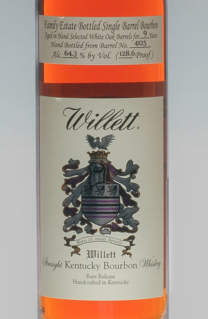 Willett 9yr old Single Barrel Bourbon Purple Top
