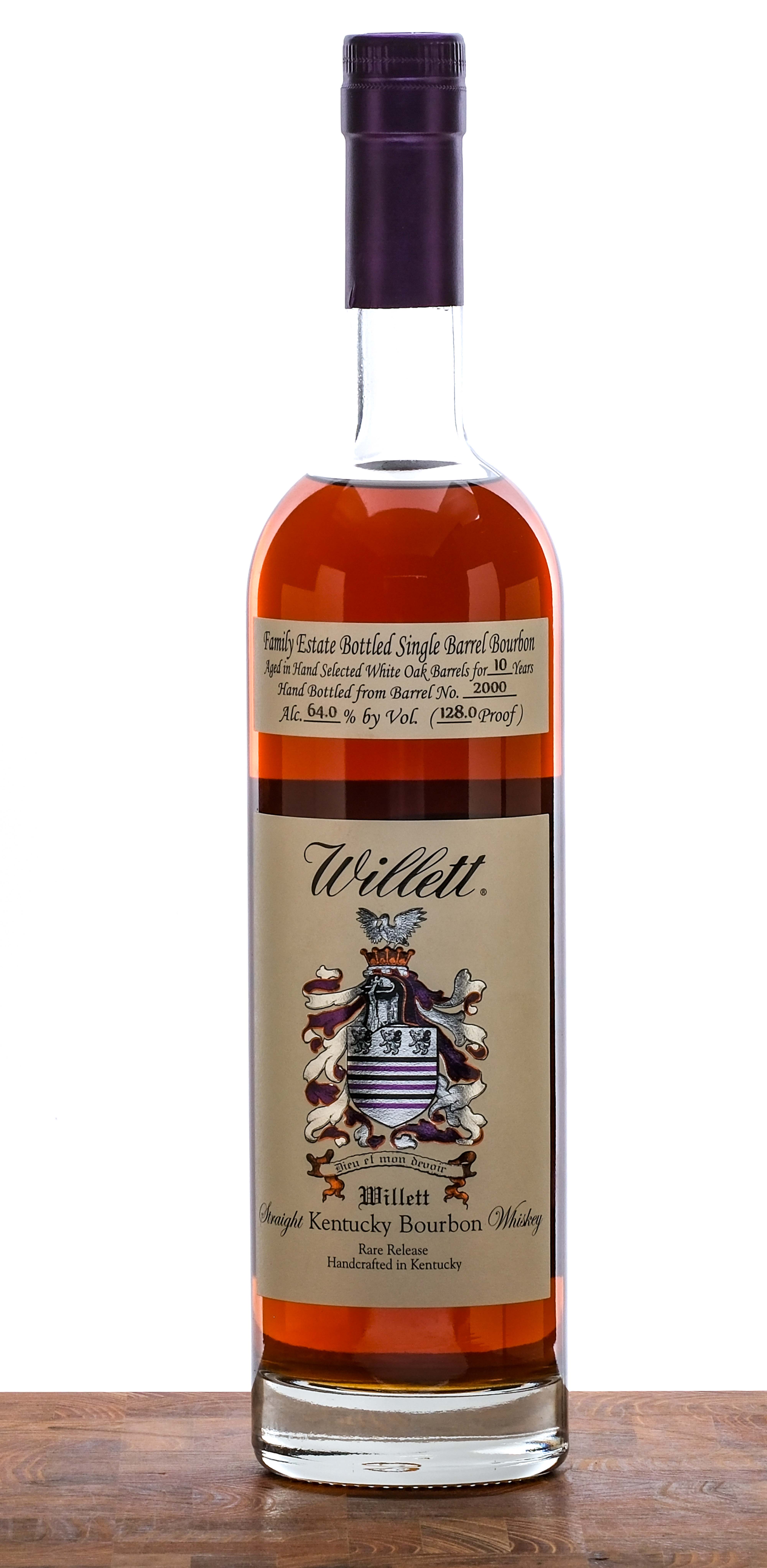 Willett Family Estate 10 Year Old Bourbon Whiskey