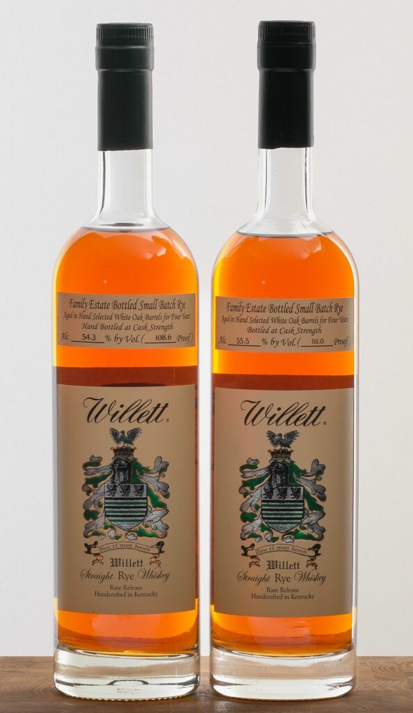 Willett Small Batch Straight Rye Whiskey Group (2)
