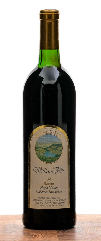 William Hill Reserve Napa Valley Cabernet Sauvignon 1985
