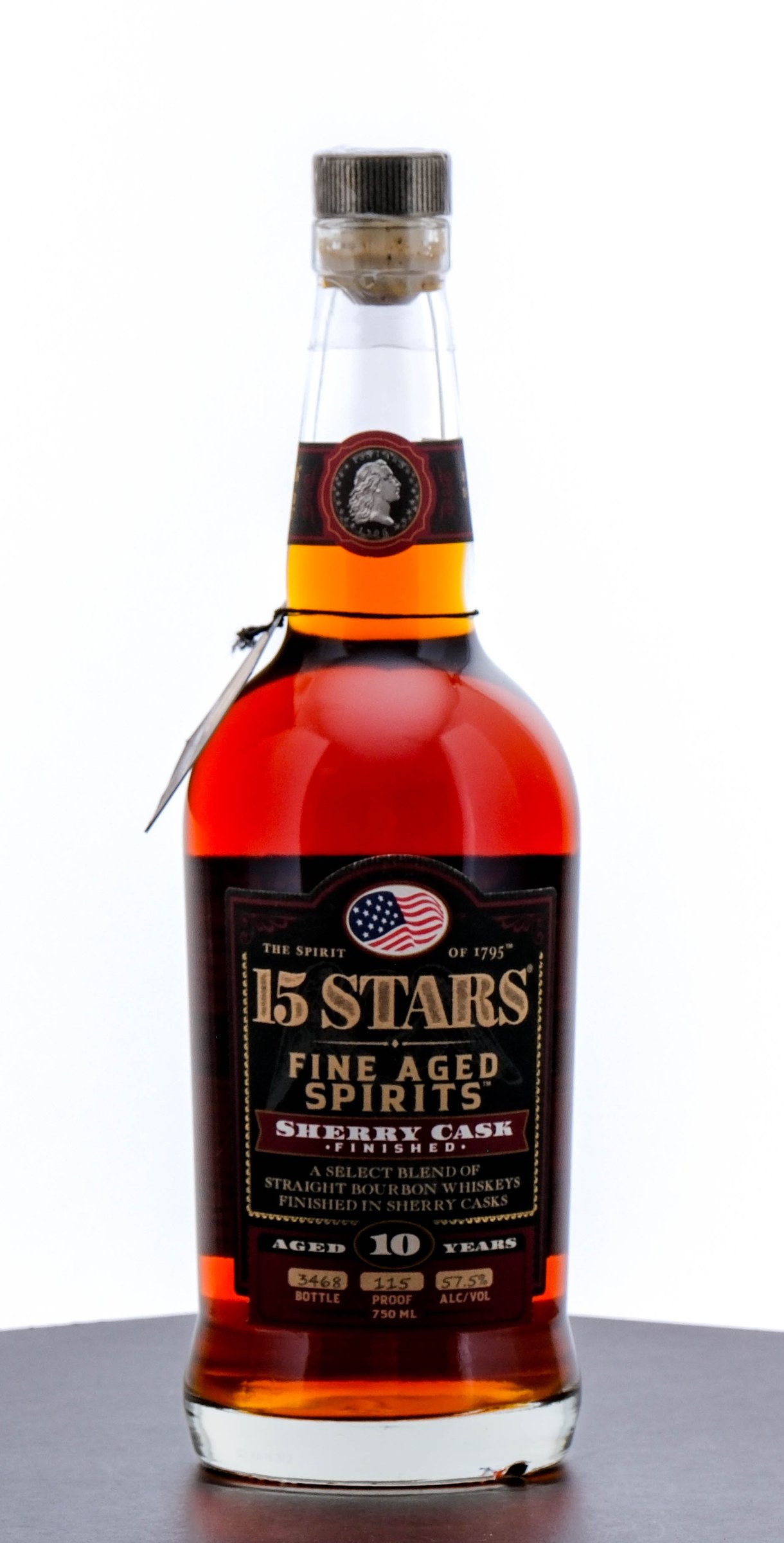 15 Stars 10 Year Sherry Cask Finished Straight Bourbon Blend