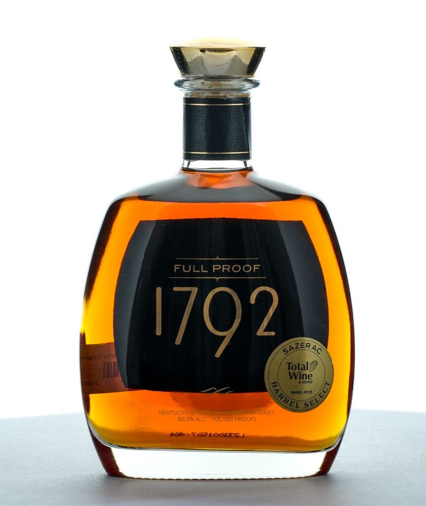 1792 Full Proof Total Wine & More Sazerac Barrel Select Straight Bourbon 2023