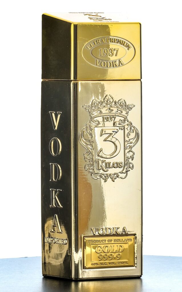 3 Kilos "1937" Gold 999.9 Ultra Premium Vodka