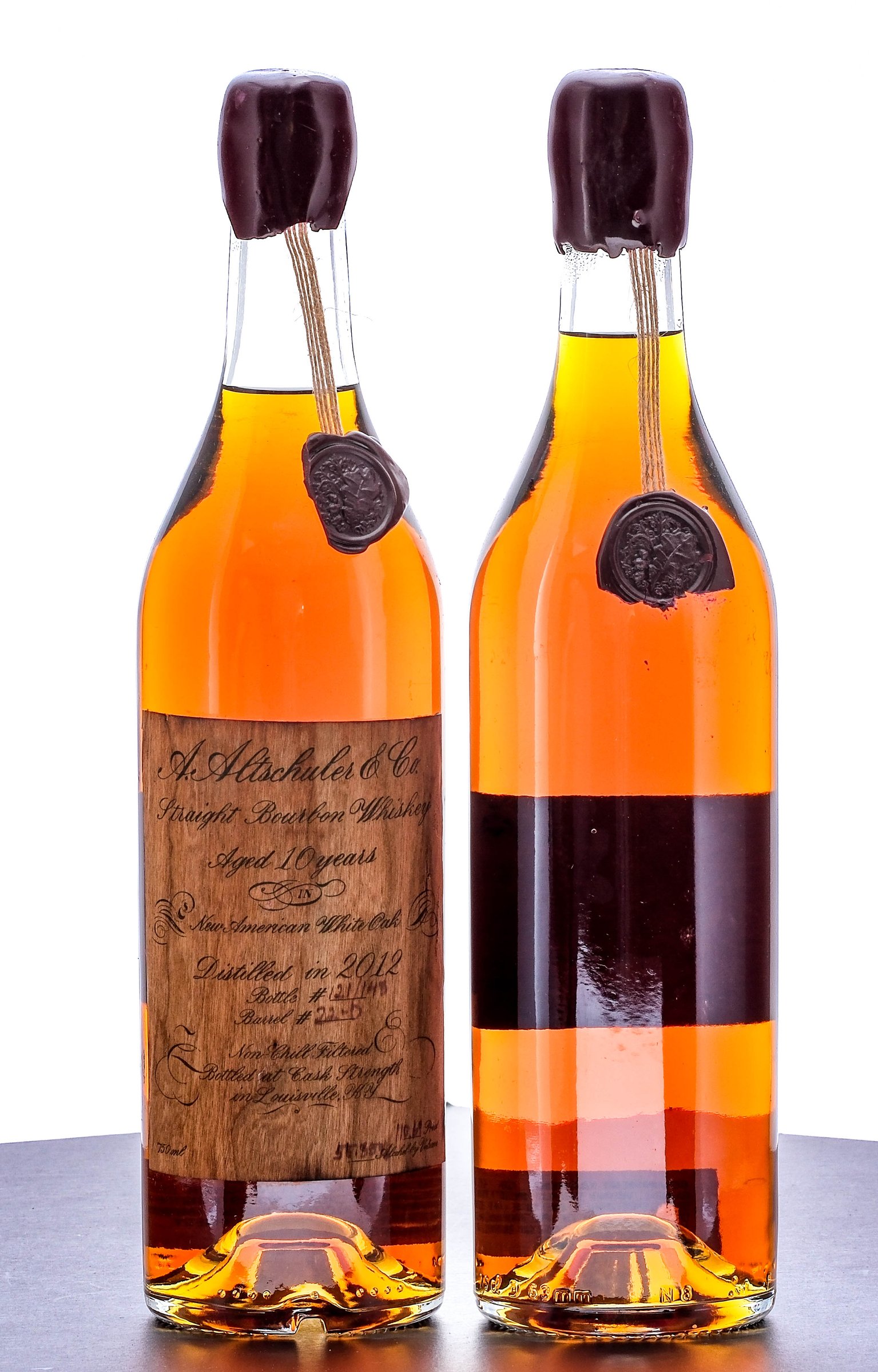 A. Altschuler & Co. 10 Year Cask Strength Straight Bourbon 2022 Group (2 Bottles)