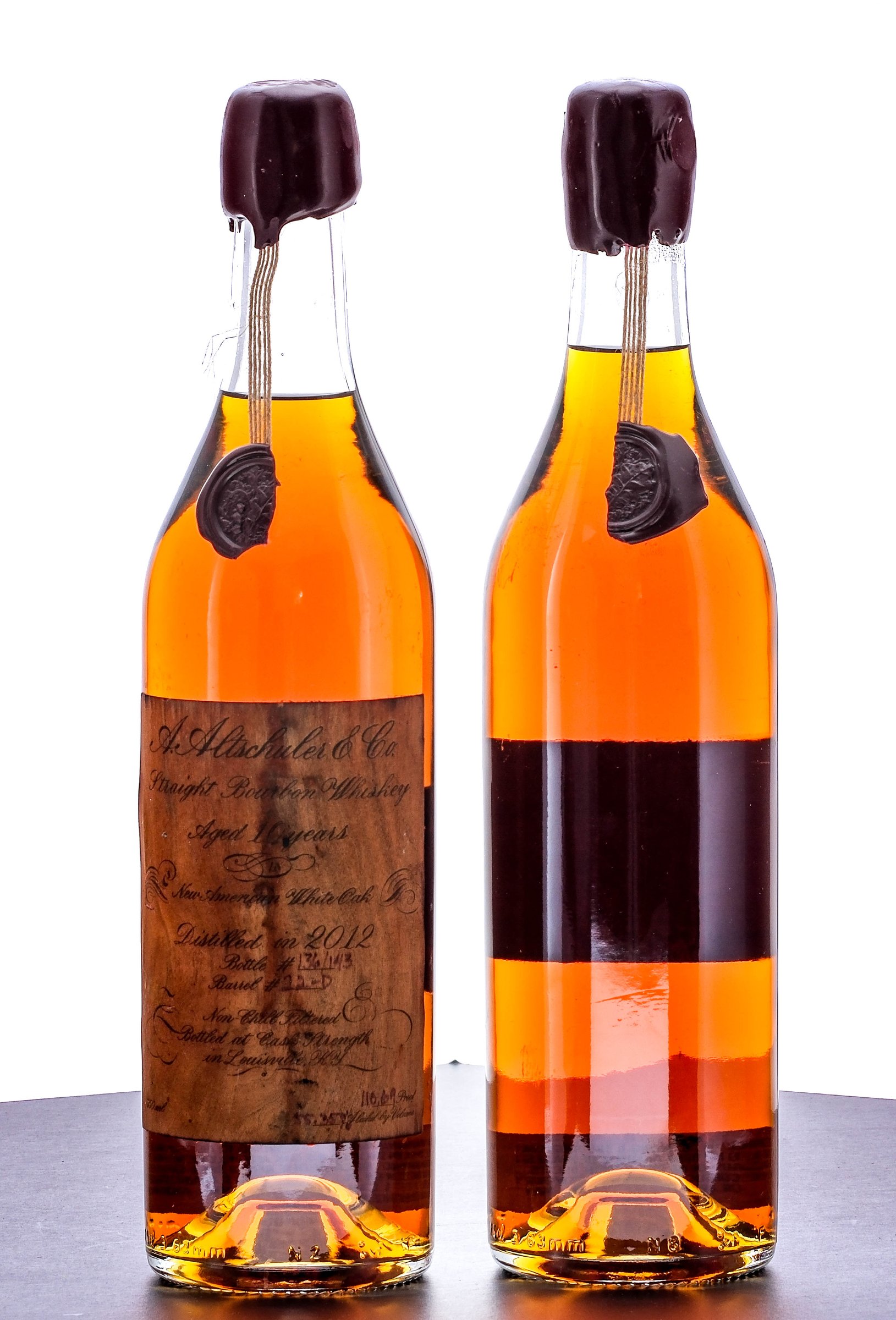 A. Altschuler & Co. 10 Year Cask Strength Straight Bourbon 2022 Group (2 Bottles)