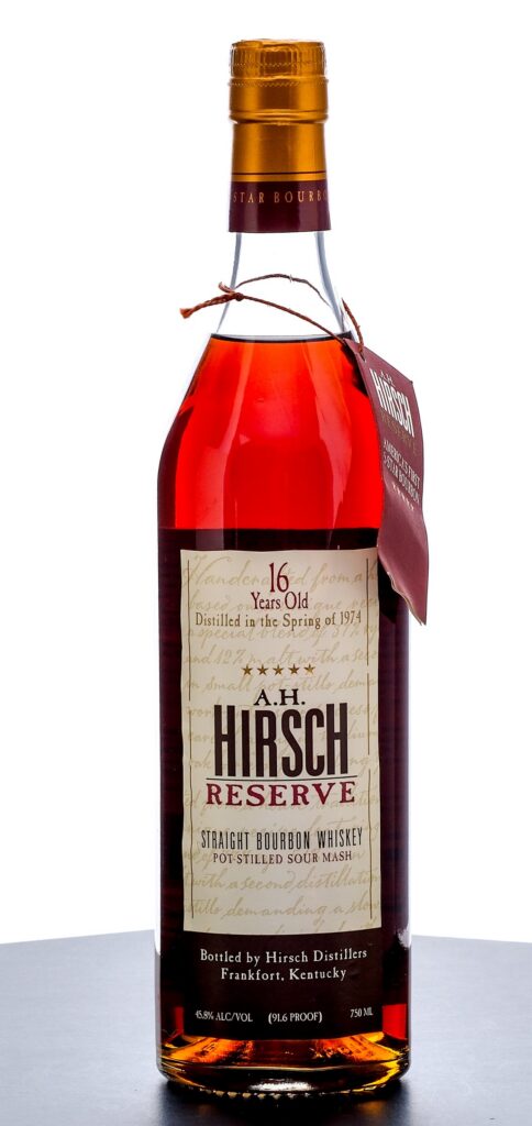 A.H. Hirsch Reserve 16 Year Old Straight Bourbon Whiskey 2003 (Gold Foil)