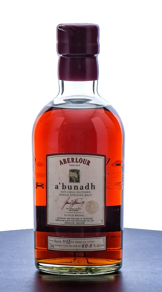 Aberlour Single Malt Scotch A'Bunadh Cask Strength Batch 12