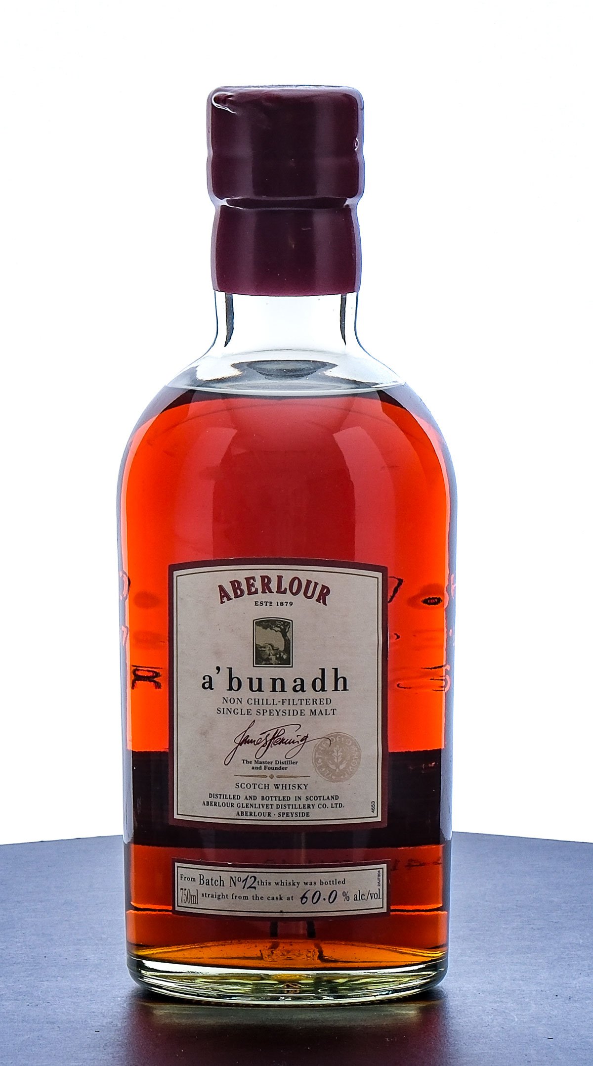 Aberlour Single Malt Scotch A'Bunadh Cask Strength Batch 12